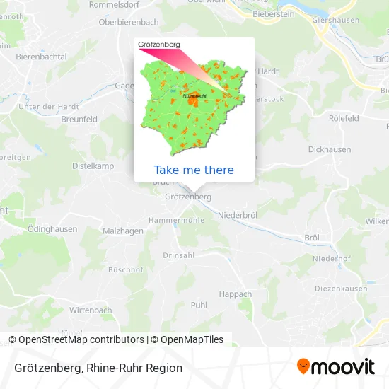 Карта Grötzenberg