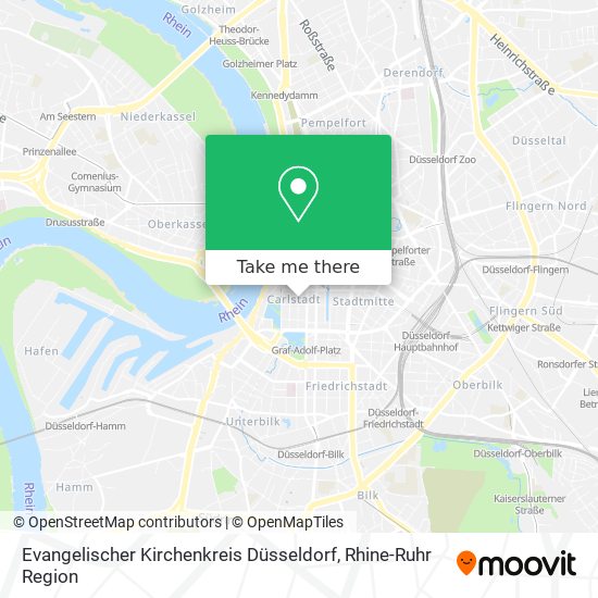 Evangelischer Kirchenkreis Düsseldorf map