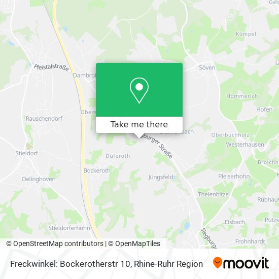 Freckwinkel: Bockerotherstr 10 map