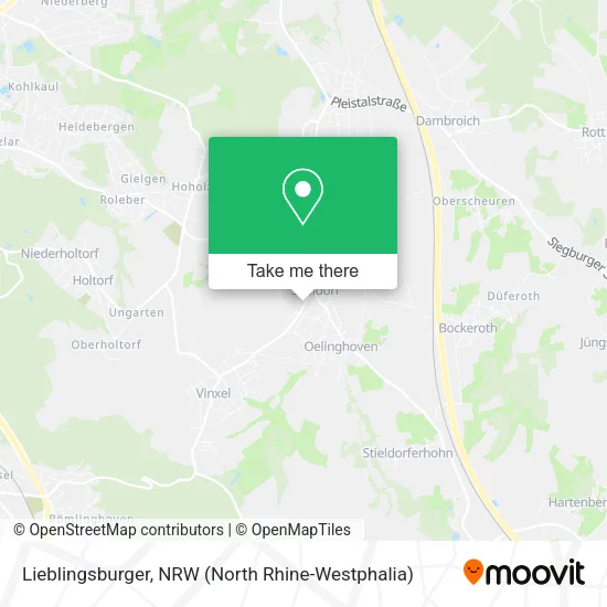 Карта Lieblingsburger