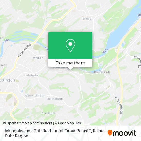 Mongolisches Grill-Restaurant ""Asia-Palast"" map