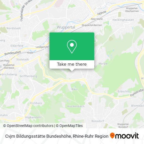 Cvjm Bildungsstätte Bundeshöhe map
