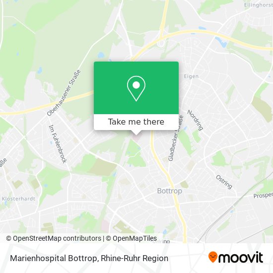 Marienhospital Bottrop map