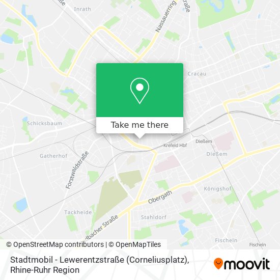 Stadtmobil - Lewerentzstraße (Corneliusplatz) map