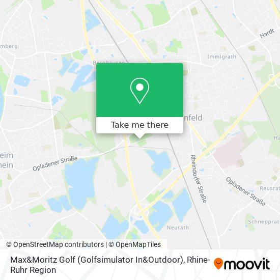 Max&Moritz Golf (Golfsimulator In&Outdoor) map