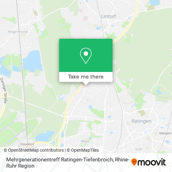 Mehrgenerationentreff Ratingen-Tiefenbroich map