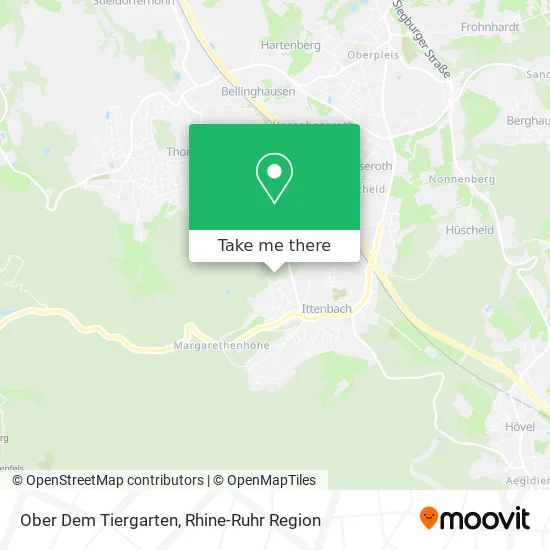 Карта Ober Dem Tiergarten