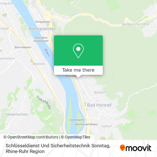 Schlüsseldienst Und Sicherheitstechnik Sonntag map