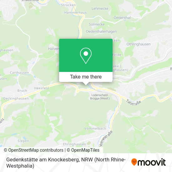 Карта Gedenkstätte am Knockesberg