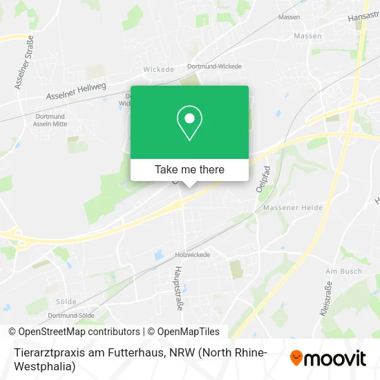 Карта Tierarztpraxis am Futterhaus