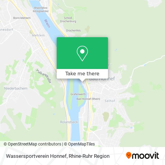 Wassersportverein Honnef map