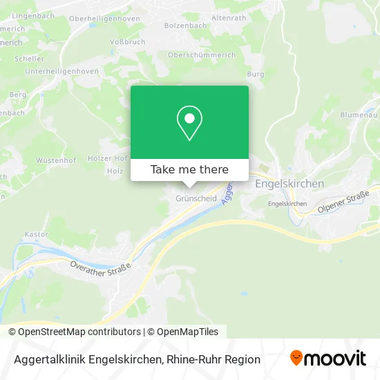 Карта Aggertalklinik Engelskirchen