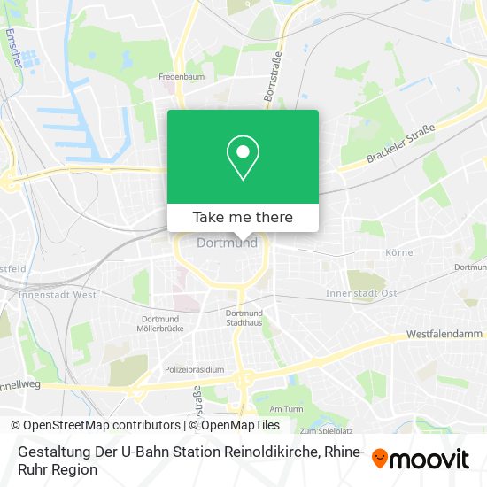 Gestaltung Der U-Bahn Station Reinoldikirche map