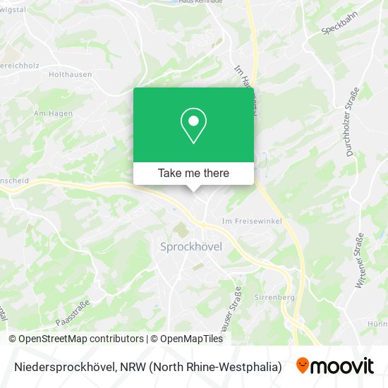 Niedersprockhövel map