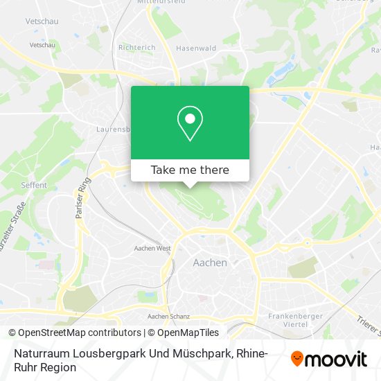Naturraum Lousbergpark Und Müschpark map