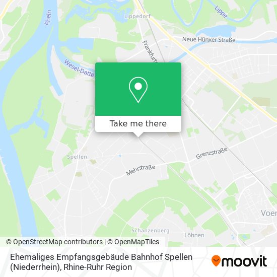 Ehemaliges Empfangsgebäude Bahnhof Spellen (Niederrhein) map