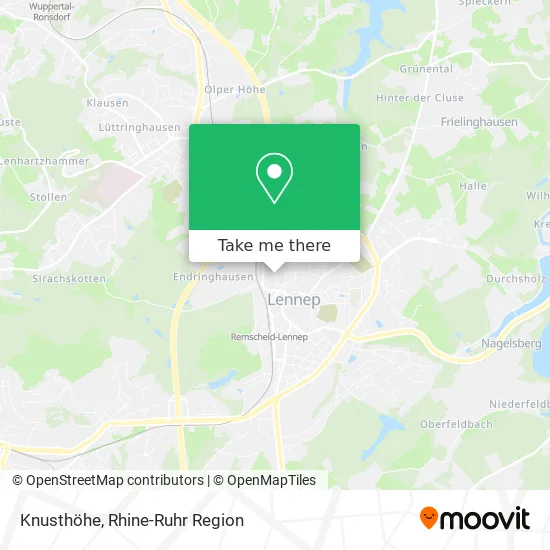 Карта Knusthöhe