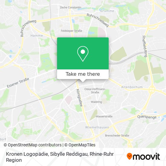 Kronen Logopädie, Sibylle Reddigau map