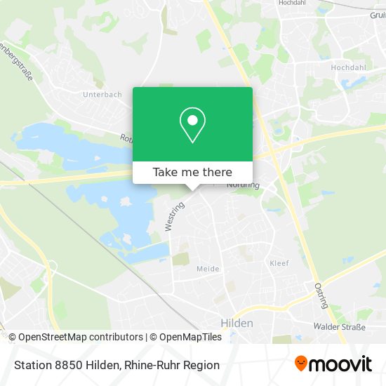 Station 8850 Hilden map