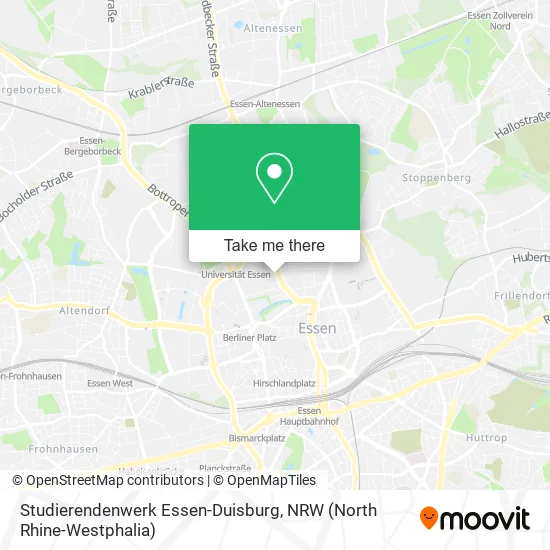 Studierendenwerk Essen-Duisburg map
