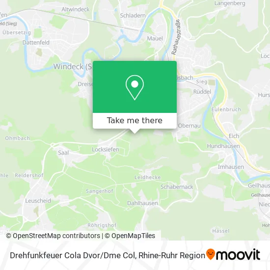Карта Drehfunkfeuer Cola Dvor / Dme Col