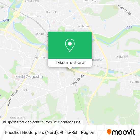 Friedhof Niederpleis (Nord) map