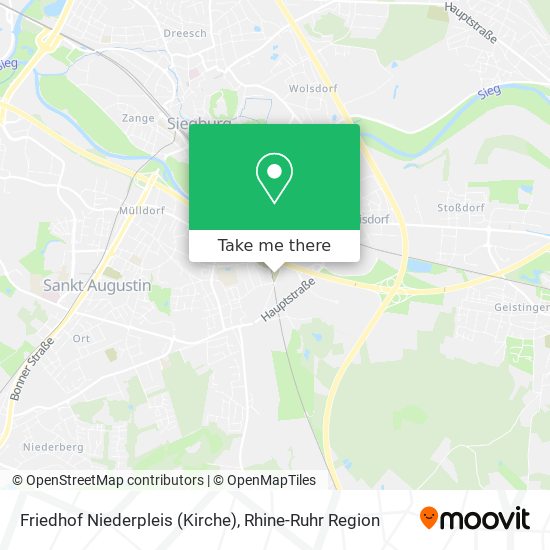 Friedhof Niederpleis (Kirche) map