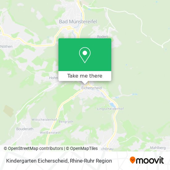 Kindergarten Eicherscheid map