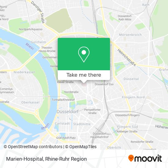 Marien-Hospital map