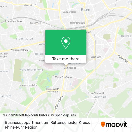 Businessappartment am Rüttenscheider Kreuz map