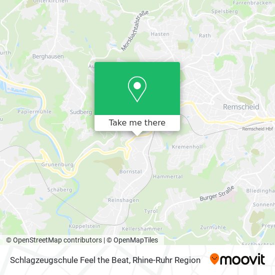 Schlagzeugschule Feel the Beat map