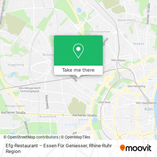 Карта Efg-Restaurant – Essen Für Geniesser