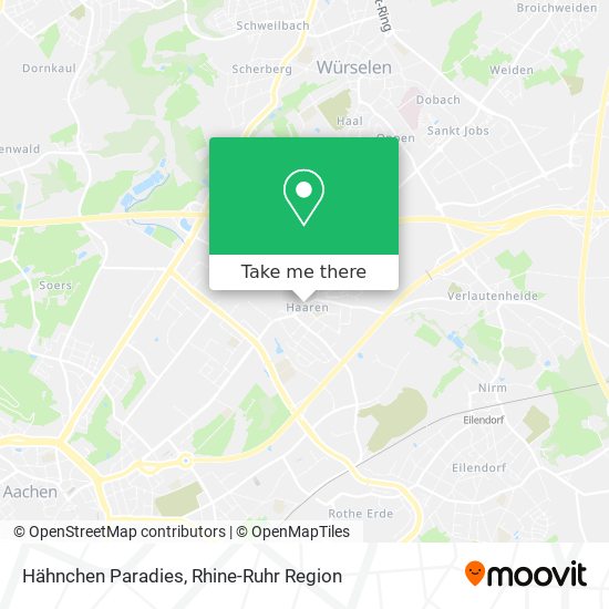 Hähnchen Paradies map