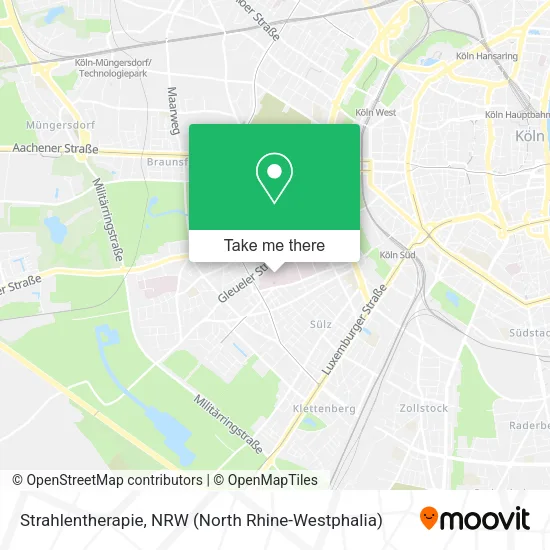 Карта Strahlentherapie