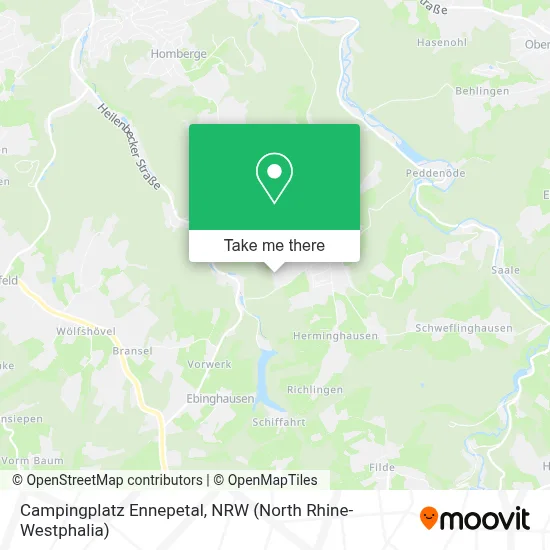 Campingplatz Ennepetal map