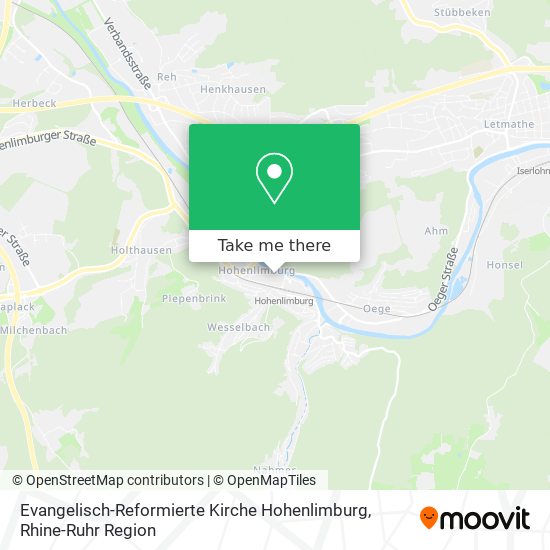 Evangelisch-Reformierte Kirche Hohenlimburg map