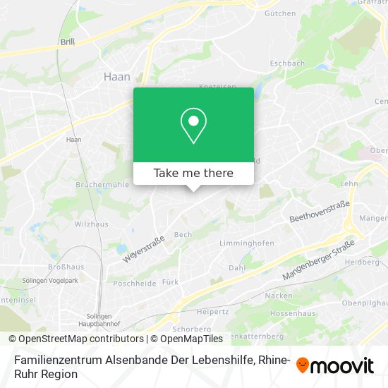 Familienzentrum Alsenbande Der Lebenshilfe map