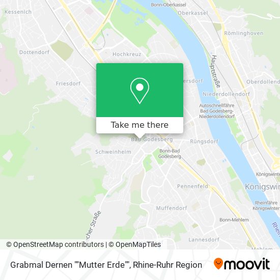 Grabmal Dernen ""Mutter Erde"" map