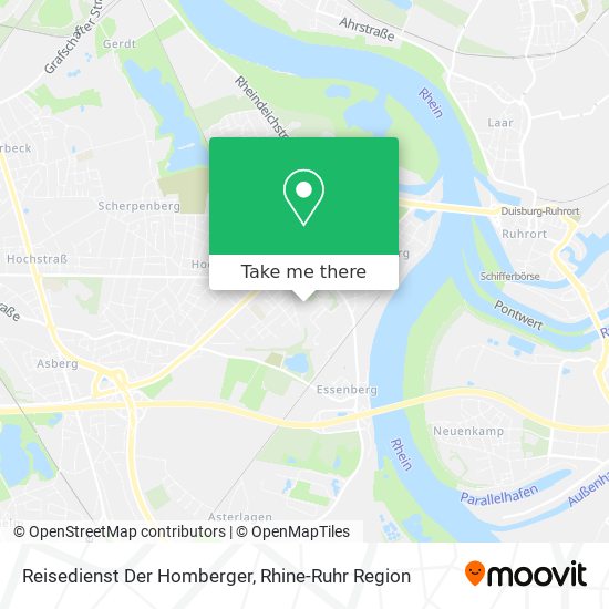 Reisedienst Der Homberger map