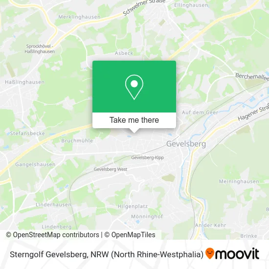 Sterngolf Gevelsberg map