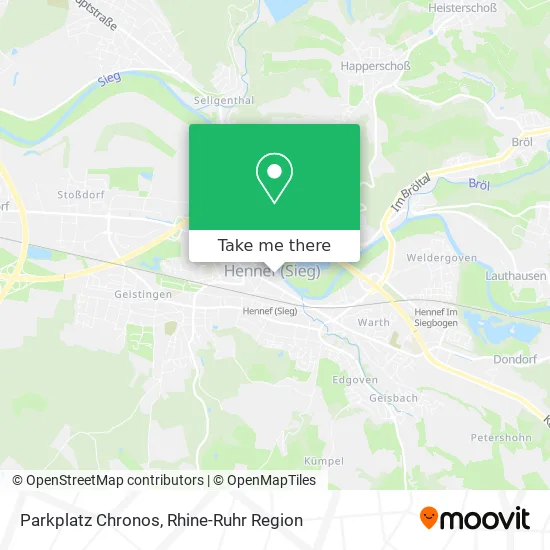 Parkplatz Chronos map