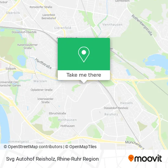 Карта Svg Autohof Reisholz