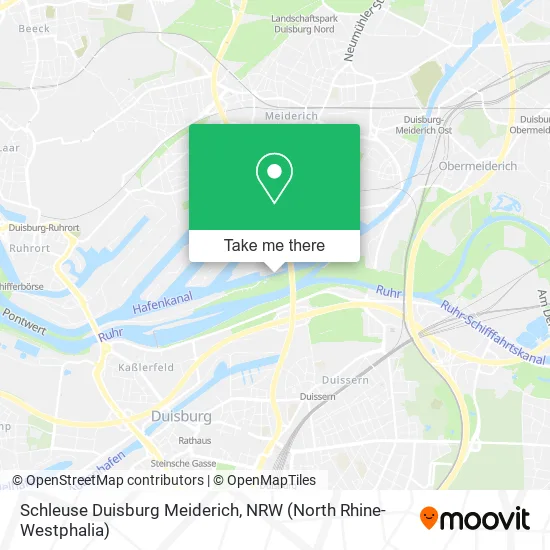 Карта Schleuse Duisburg Meiderich