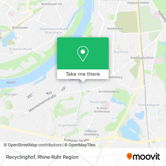 Recyclinghof map