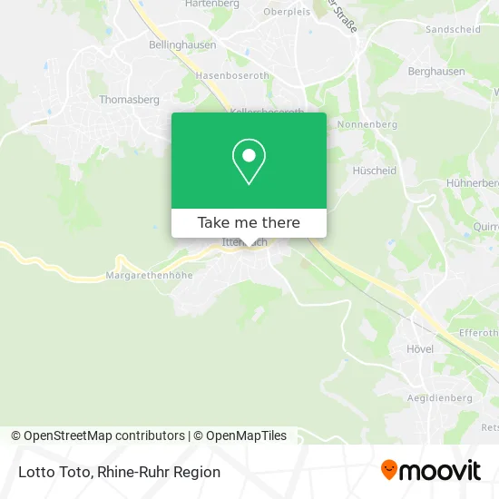 Lotto Toto map