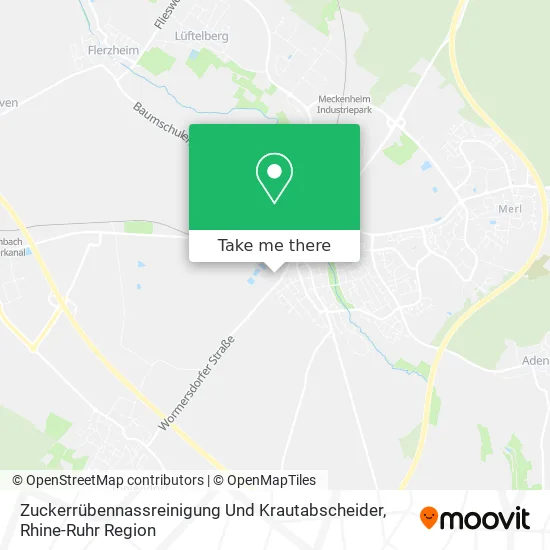 Карта Zuckerrübennassreinigung Und Krautabscheider