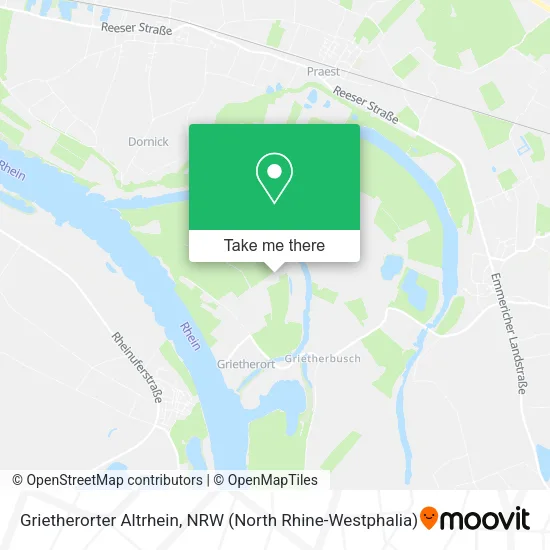 Карта Grietherorter Altrhein