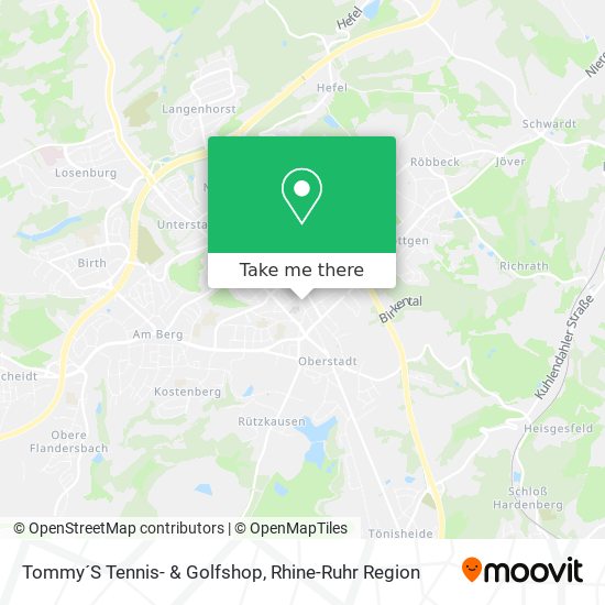 Tommy´S Tennis- & Golfshop map