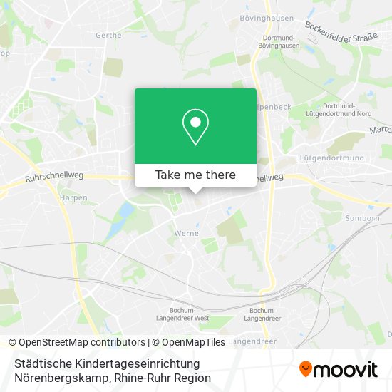 Карта Städtische Kindertageseinrichtung Nörenbergskamp