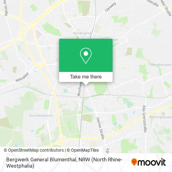 Карта Bergwerk General Blumenthal